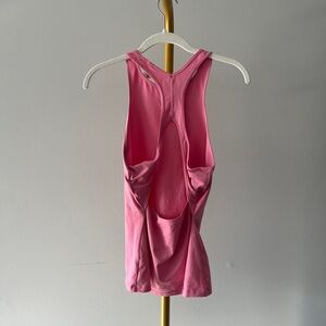 Athleta Pink Stretch Racerback Sleeveless Activewear Tank Top Size MP